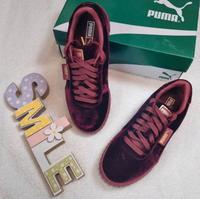 Dunkel rote Turnschuhe, Sneaker, samt, Puma Cali Velvet Nordrhein-Westfalen - Herten Vorschau