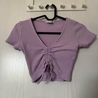 Pull & Bear Crop Top Kurzarm Shirt S 36 Düsseldorf - Friedrichstadt Vorschau