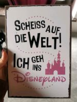 Disney Text auf Holzbrett Baden-Württemberg - Güglingen Vorschau