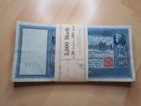 Bündel 100 Mark Banknote Geldschein deutsches reich Bayern - Nittenau Vorschau