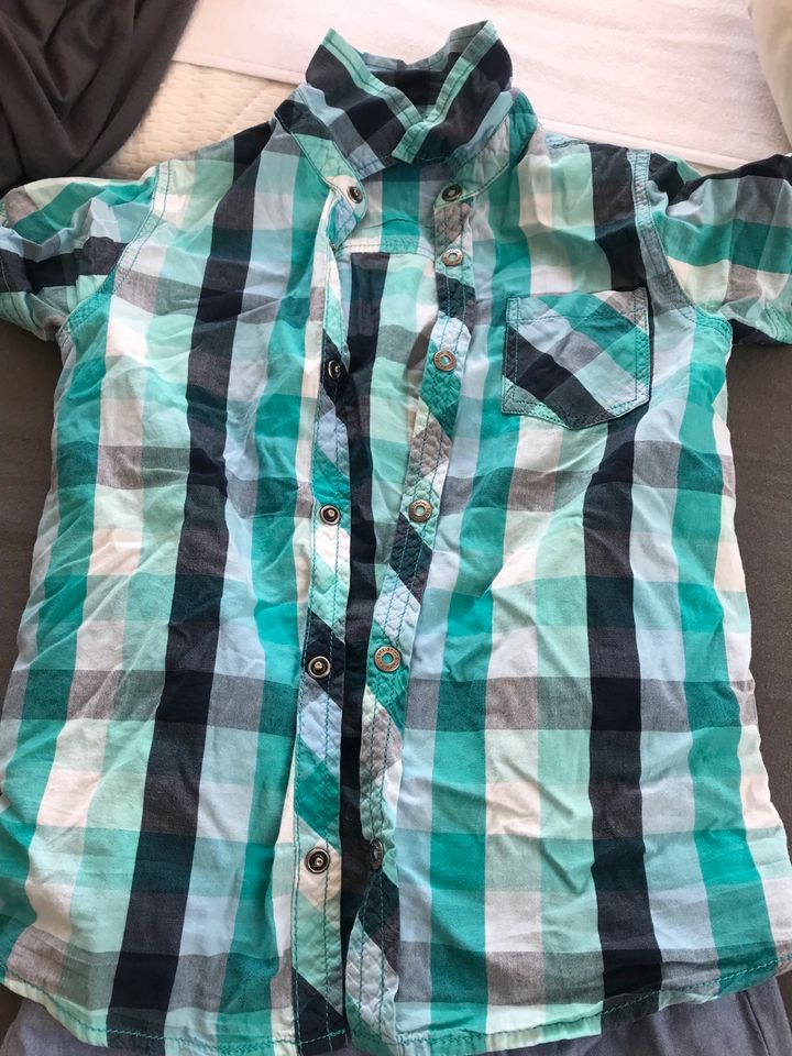 Sommeroutfit Hemd/Hose 116/122 h&m und topolino in Neumarkt i.d.OPf.