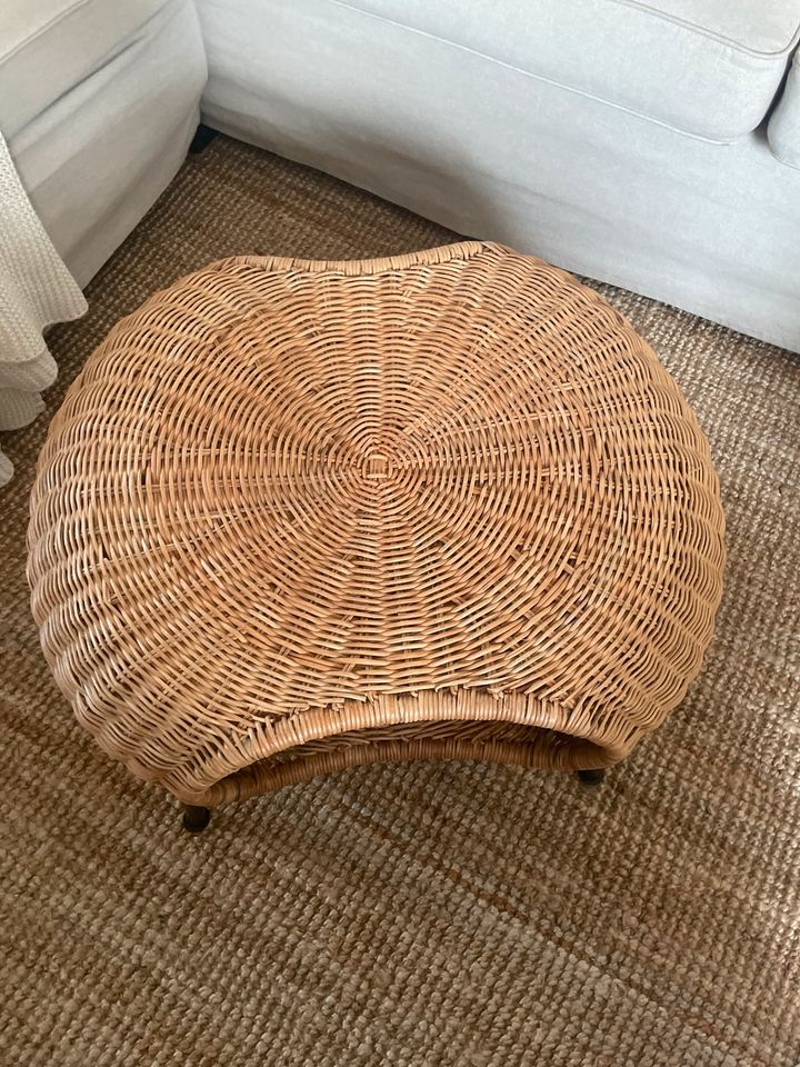 IKEA Gamlehult Rattan Hocker/ Beistelltisch in Ahlen