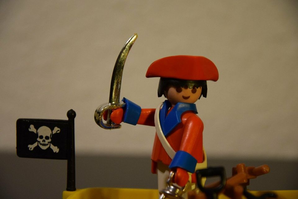 Playmobil Pirat/Ruderboot 3570-A, 70/80er Jahre, Versand inklusiv in Hamburg