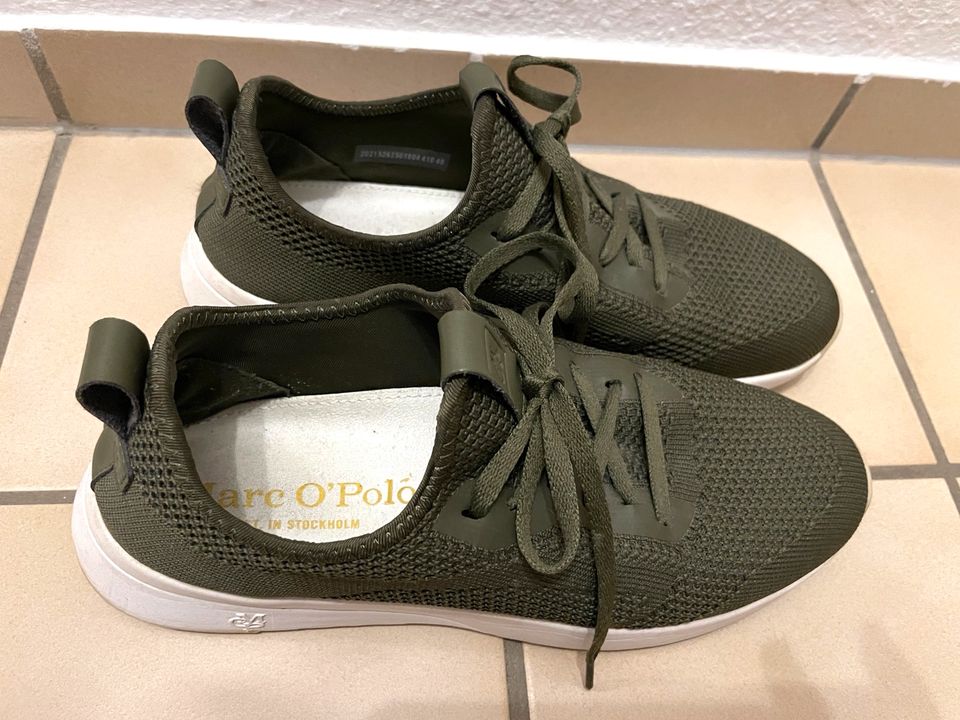 Marc O Polo Sneacker Olivgrün / Khaki Gr. 40 in Neumünster