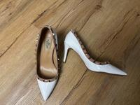 Valentino Garavani Rockstud Pumps - weiß beige Nieten - Gr. 38 Köln - Worringen Vorschau