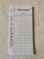 Block Haushaltsplan 50 Blatt Notizblock Niedersachsen - Hude (Oldenburg) Vorschau