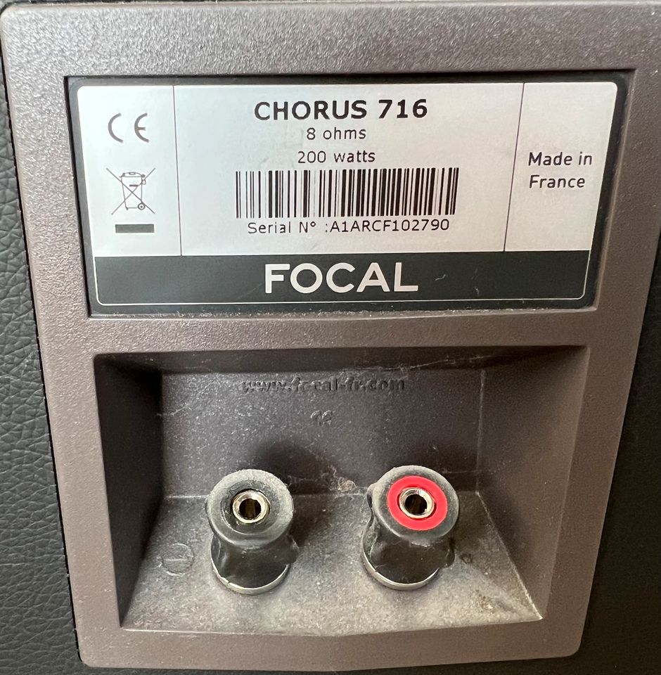 2 x Focal Chorus 716 TOP ZUSTAND! in Breitscheid