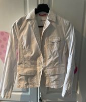 Otto Kern Jeansjacke Blazer Gr.38 weiß Schleswig-Holstein - Lütjenburg Vorschau