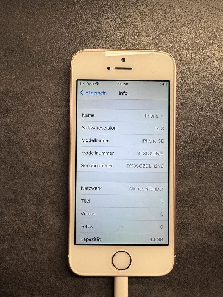 Apple iPhone SE rosé Gold 64 GB in Moritzburg