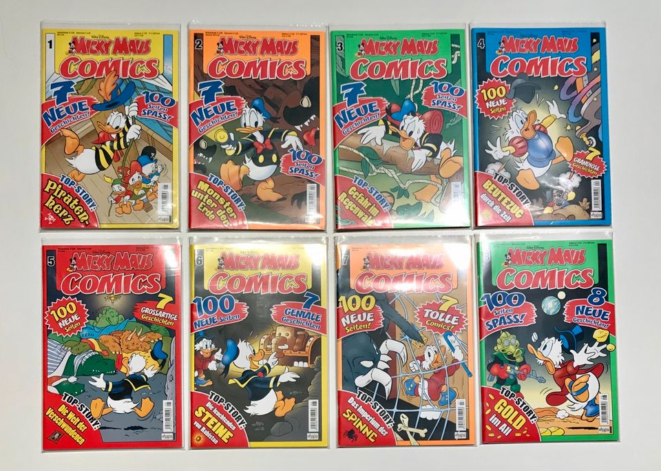 Micky Maus Comics 100 Seiten 1-45 kpl (45 Hefte) (Z1/0-1) in Windeby