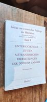 Untersuchungen zu den altfranzösischen Übersetzungen der Disticha Hessen - Biblis Vorschau