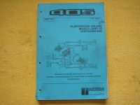 Peugeot 405 Werkstatthandbuch Elektrische Anlage 1992 Schaltpläne Thüringen - Nordhausen Vorschau