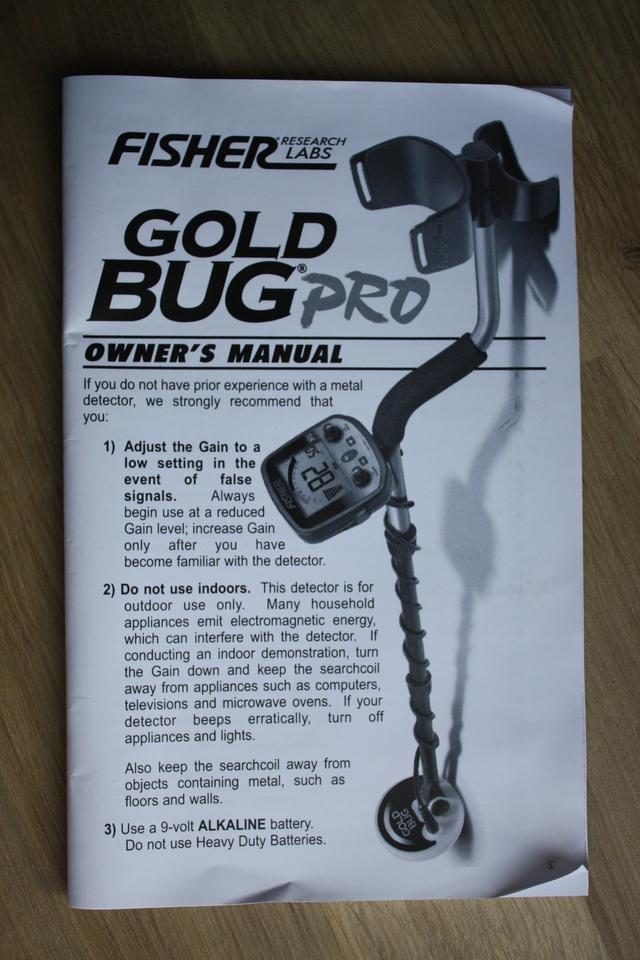 Fisher Goldbug pro Metalldetektor ORIGINAL Detektor Sonde in Waldheim