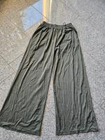 Palazzo Hose weit khaki 42 44 L XL Italy Viskose Nordrhein-Westfalen - Heiden Vorschau