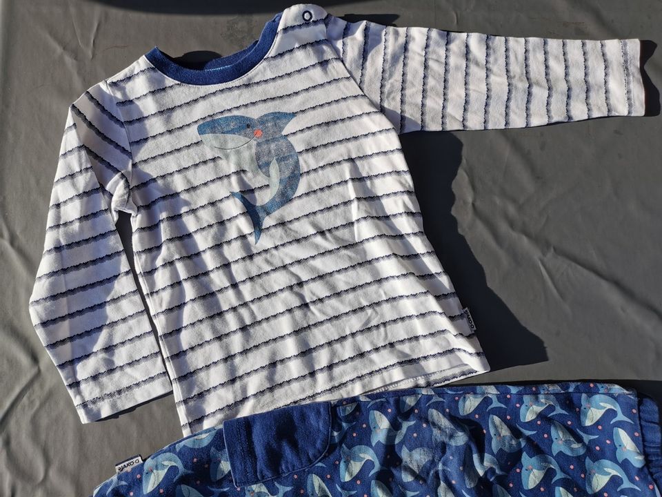 Neuw. JAKO O Sommer SET HAI 92-98 blau,weiß  VINTAGE in Karlstein