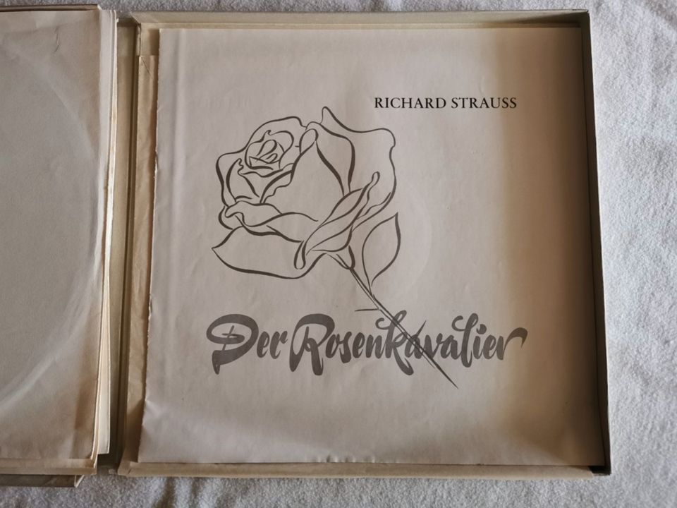 4 er LP Box Richard Strauss, Wiener Philharmoniker, Rosenkavalier in Ilsede