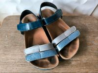 Geox Sandalen Leder Klettverschluss Blau Glitzer Frankfurt am Main - Ostend Vorschau