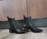 Neue Stiefeletten Leder schwarz Größe 39 Sachsen - Meerane Vorschau