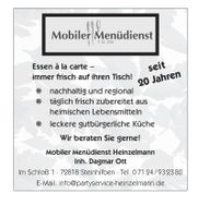 Mobiler Menüdienst // Essen auf Räder Baden-Württemberg - Sonnenbühl Vorschau
