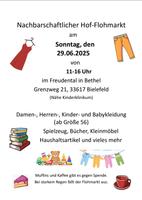 Hofflohmarkt am 29.6. in Bielefeld Gadderbaum/Bethel Bielefeld - Gadderbaum Vorschau
