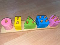 Montessori Holzspielzeug  Motorik Steckpuzzle Lernspielzeug Bayern - Oberpframmern Vorschau