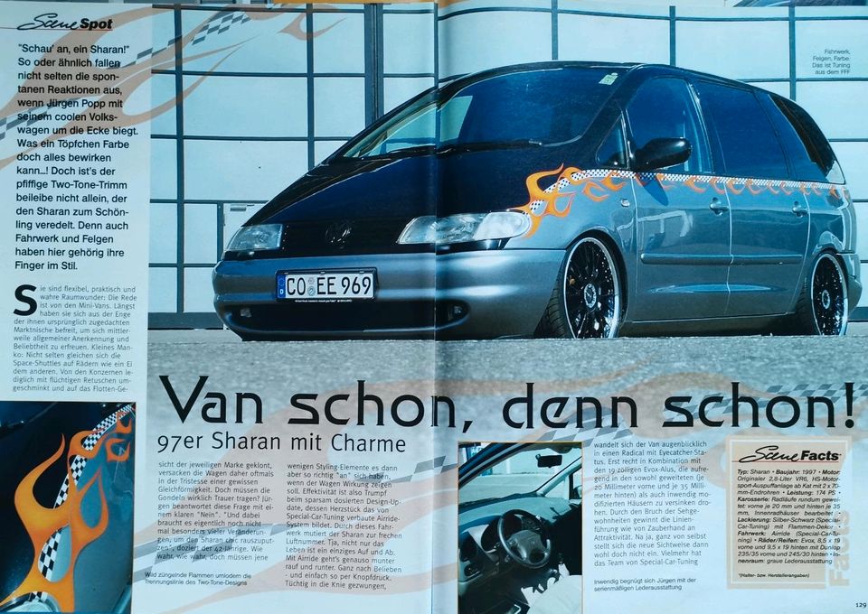 VW Sharan Tuning Berichte projektzwo ABT VR6 JE Zender 2,0 TDI GL in Hanau