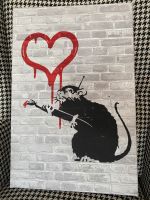 Bansky Bild Ratte Graffiti The Rat Lover Rat selten wie neu Essen - Essen-Ruhrhalbinsel Vorschau