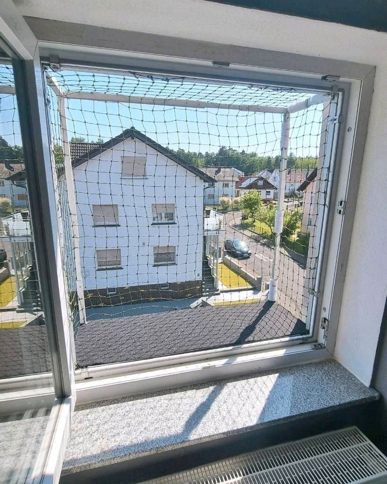 Verstellbarer Katzenbalkon für Fensteröffnungen in Hanau