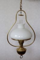 Lampe Leuchte Deckenlampe Glas gold weiß Vintage Retro Hessen - Walluf Vorschau