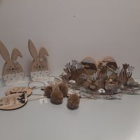 Deko Ostern Holz Hase Hühner Vögel Ei Stecker NEU Hessen - Runkel Vorschau