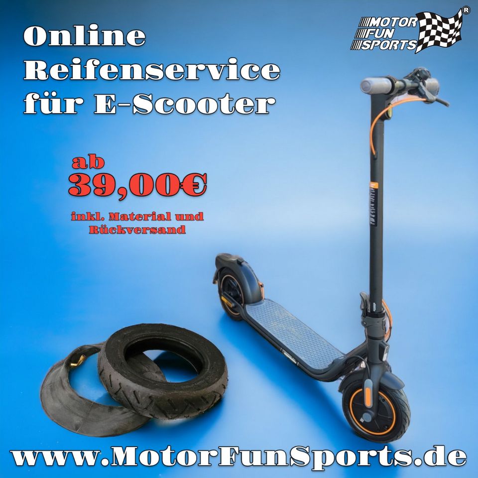 Online Reifenservice für E-Scooter / Kickscooter ab 39,00€ in Falkensee