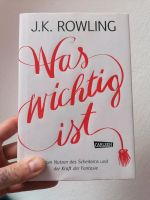 J.K.Rowling "Was Wichtig Ist" Buch Harvard Leipzig - Reudnitz-Thonberg Vorschau
