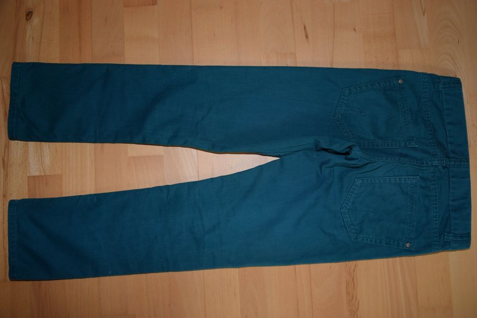 Gr. 146 – Jungen Jeans – HEMA – grün mit Gummizug in Oyten