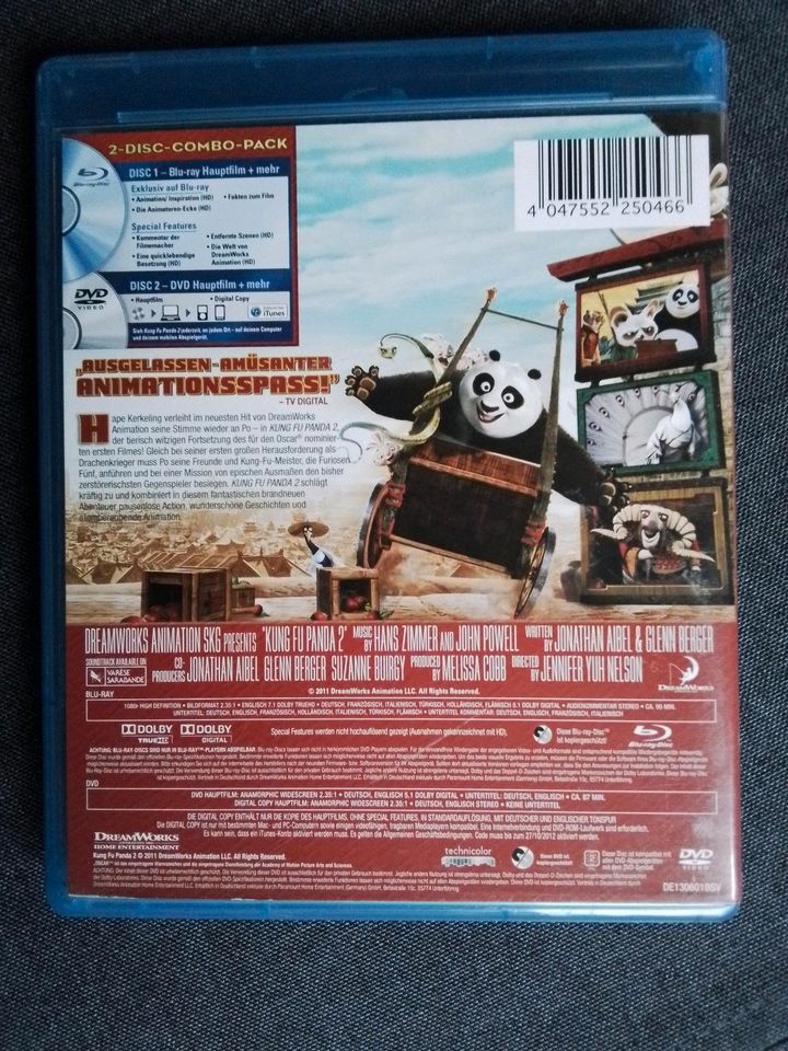 Kung Fu Panda 2 blu-ray + DVD in Castrop-Rauxel