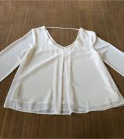 Mango Zara Chiffon minimalistische Bluse Creme 38 M feminin zart Nordrhein-Westfalen - Nottuln Vorschau