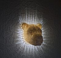 Lampe Löwenkopf, Wand Leuchte Bayern - Donauwörth Vorschau