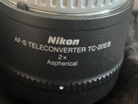Nikon Telekonverter AF-S TC 20E III Kr. München - Neubiberg Vorschau