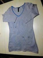 Pulli, Shirt mit 3/4-Arm von bonprix Gr. 32/34 blau Thüringen - Suhl Vorschau