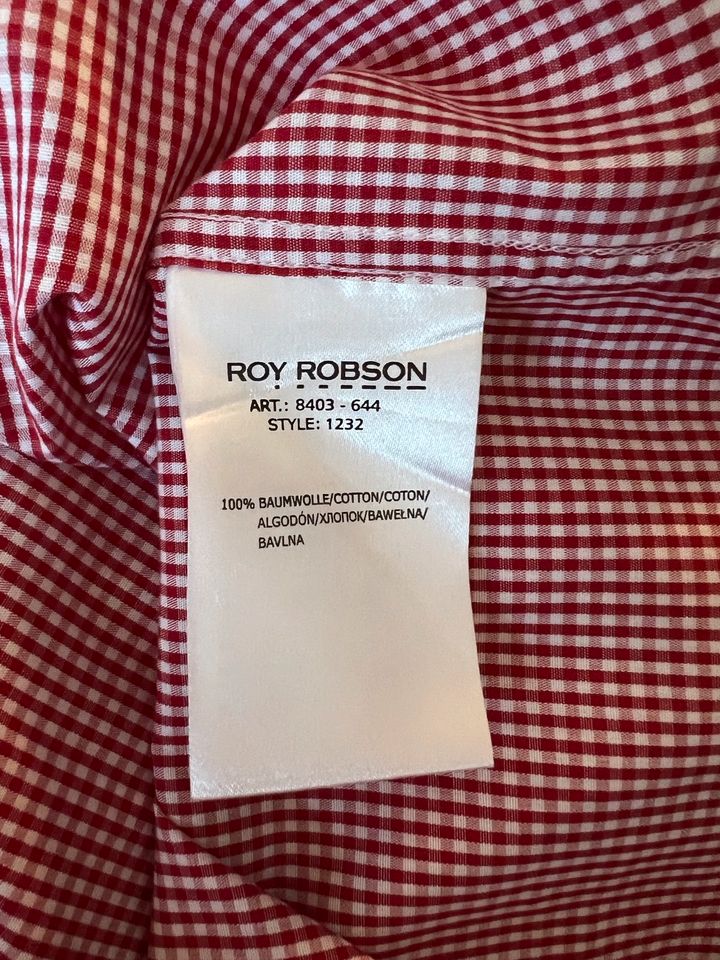 Roy Robson Herrenhemd in XL Rot kariert in Duisburg