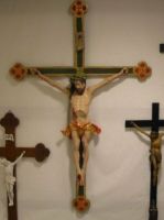 Haus-Kruzifix Kreuz Kreuzigung Jesus Spätgotik Alois Sauerland Nordrhein-Westfalen - Paderborn Vorschau