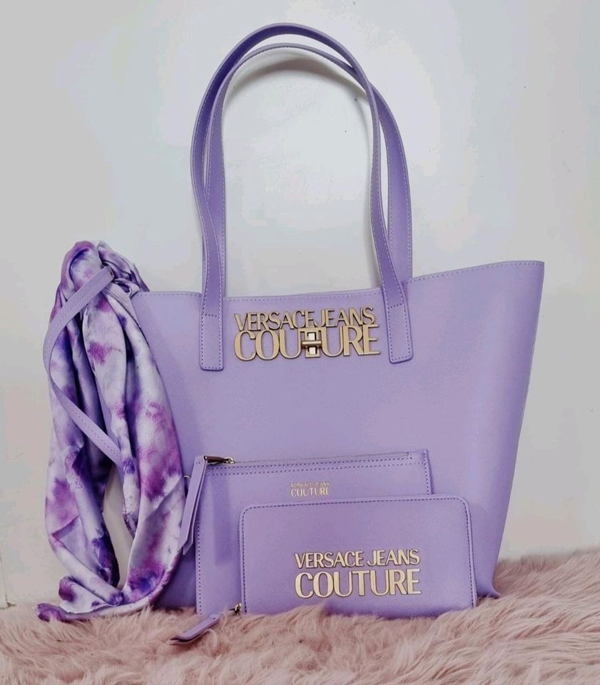 VERSACE COUTURE Saffiano Lock Set Pastelllila La Medusa in Bernau