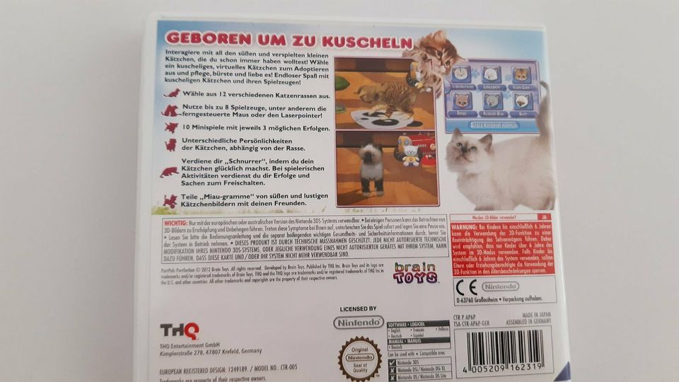 Nintendo 3DS Spiel Mein erstes Katzenbaby 2 in Baden-Württemberg -  Birenbach | Weitere Konsolen gebraucht kaufen | eBay Kleinanzeigen ist  jetzt Kleinanzeigen