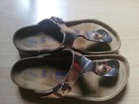Birkenstock Schlappen Fußbett Gesundheitsschuhe rosé gold 37 neuw Dresden - Blasewitz Vorschau