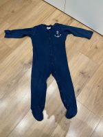 Schlafanzug mit Füßen H&M Gr. 86 blau Bayern - Hof (Saale) Vorschau