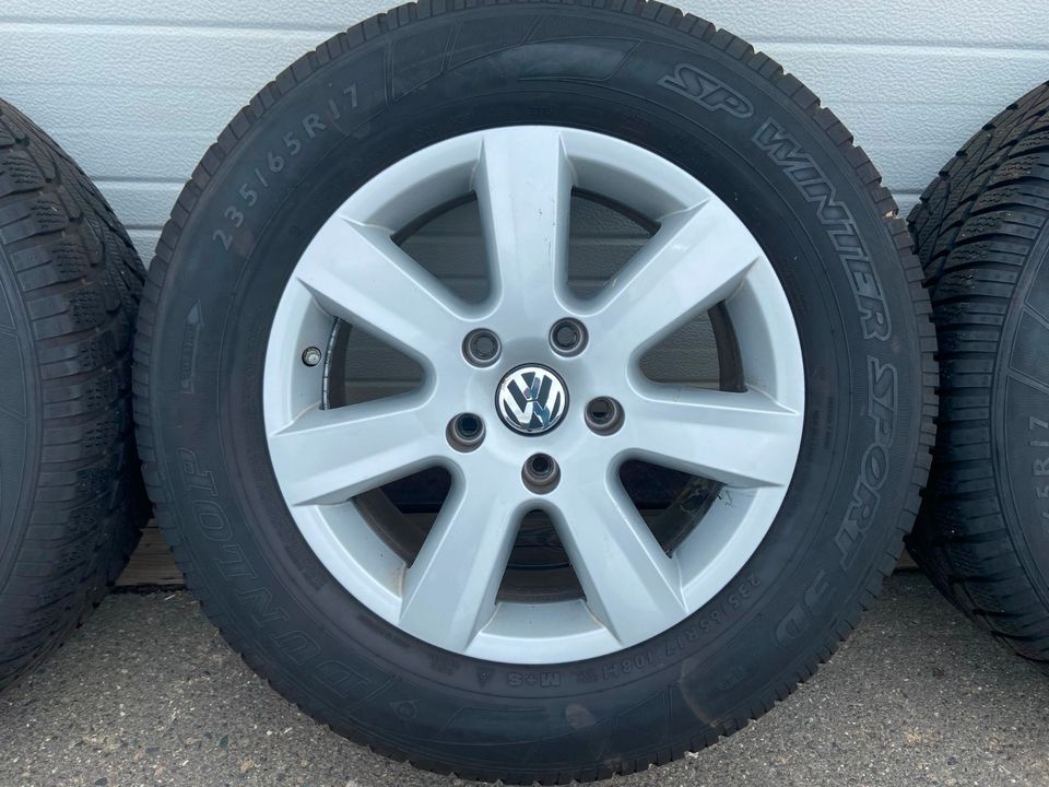 VW Touareg Aluräder 235/65R17 Dunlop in Freiberg