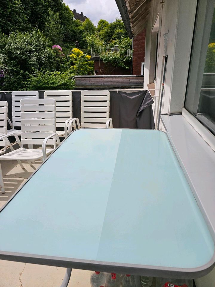 Balkon Tisch mit 5 Sthülen in Recklinghausen