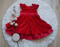 Kleid Samtkleid Drehkleid rot festlich Weihnachten Gr. 98 H&M Niedersachsen - Rühen Vorschau