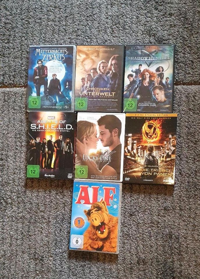 DVD'S Serie, Filme. 7 St.. ALF, Shadowhunters, Tribute von Panem. in Werne