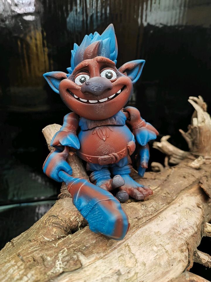 Troll mit Keule 3D Druck Flexi in Herford