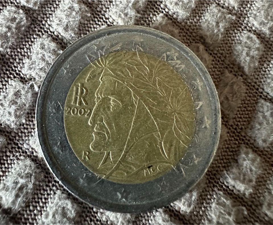 Julius Caesar 2002 2€ Münze in Bad Mergentheim